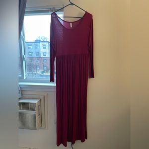 Winter/ maternity photos dress